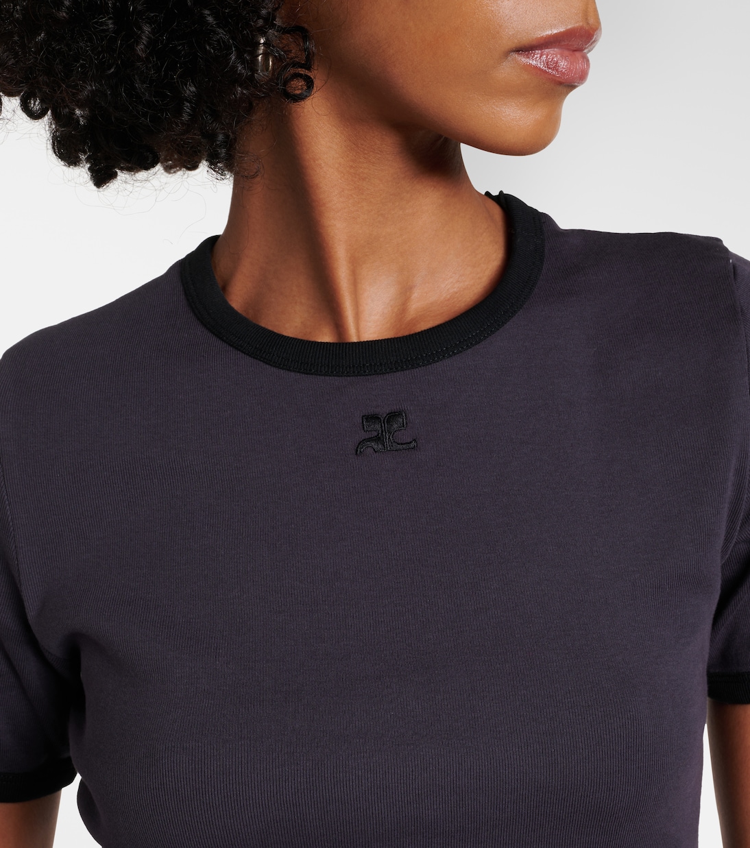T-shirt Signature in cotone | Courrèges