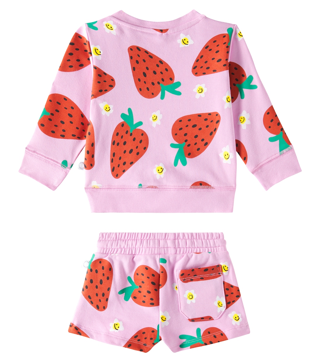 Bebé - set de sudadera y shorts de algodón | Stella McCartney Kids