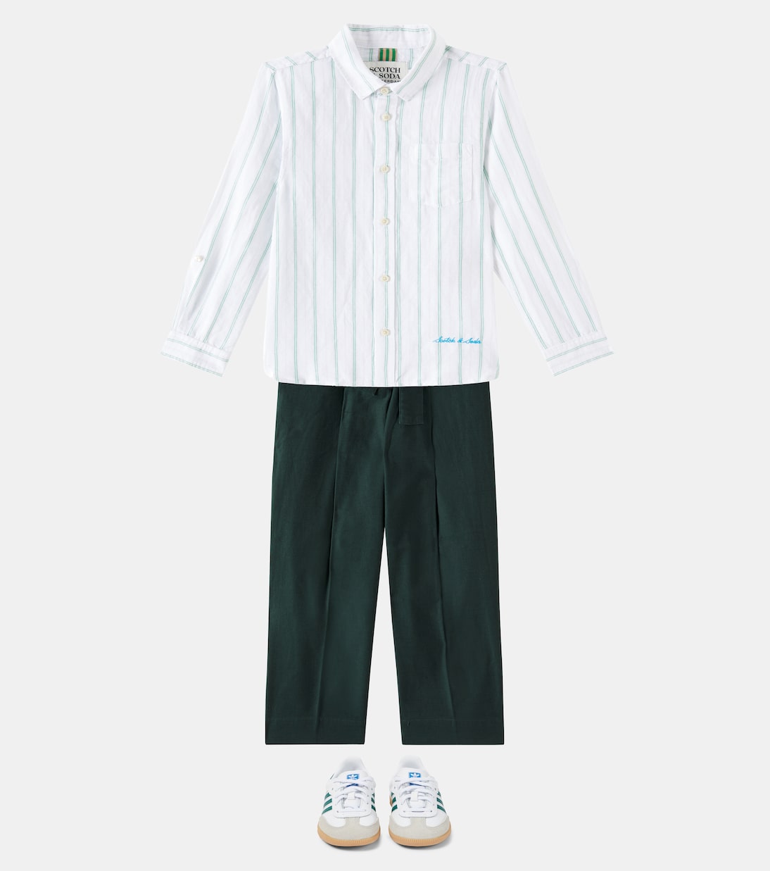 Pantalones tapered de algodón | Scotch & Soda Kids