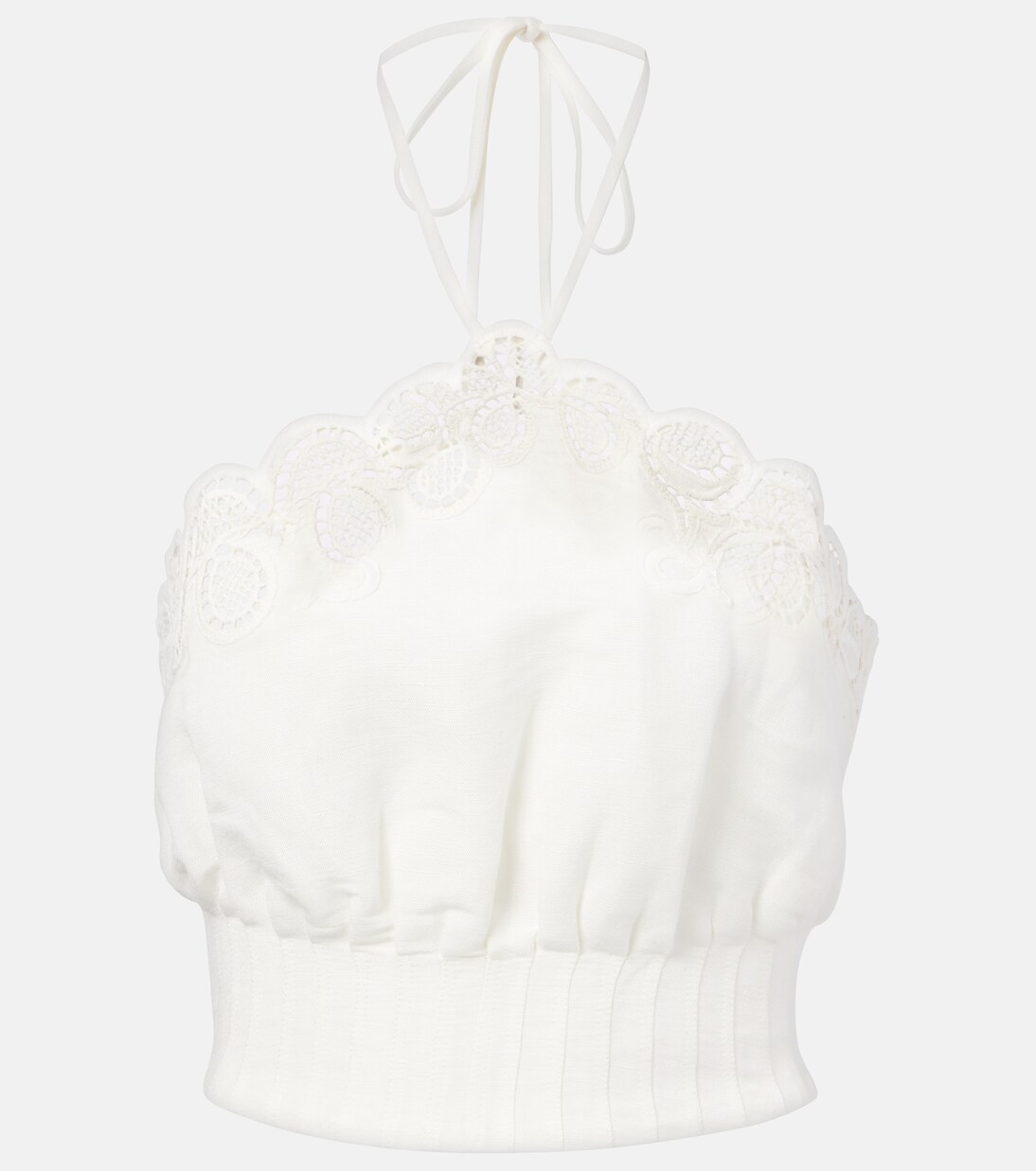 Top cropped Mellie in misto lino | Simkhai