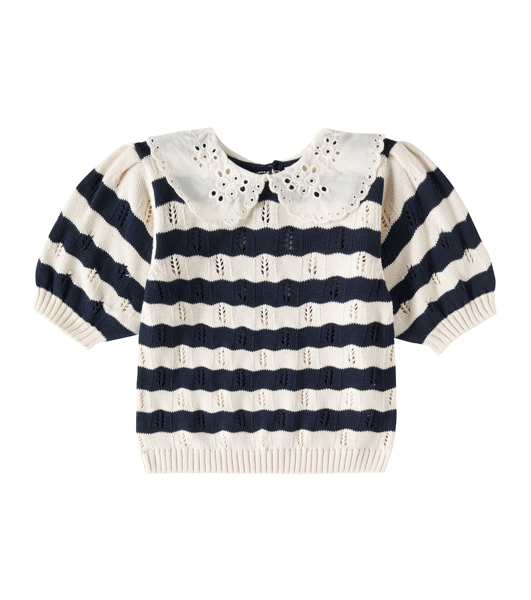 Top Marina in maglia di cotone a righe | The New Society