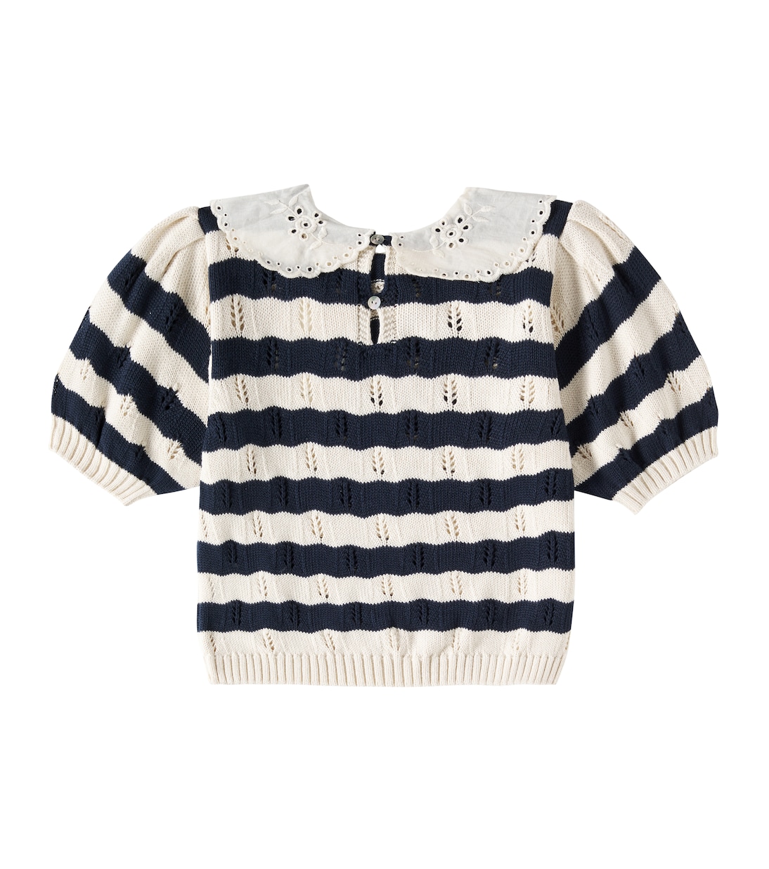Top Marina in maglia di cotone a righe | The New Society