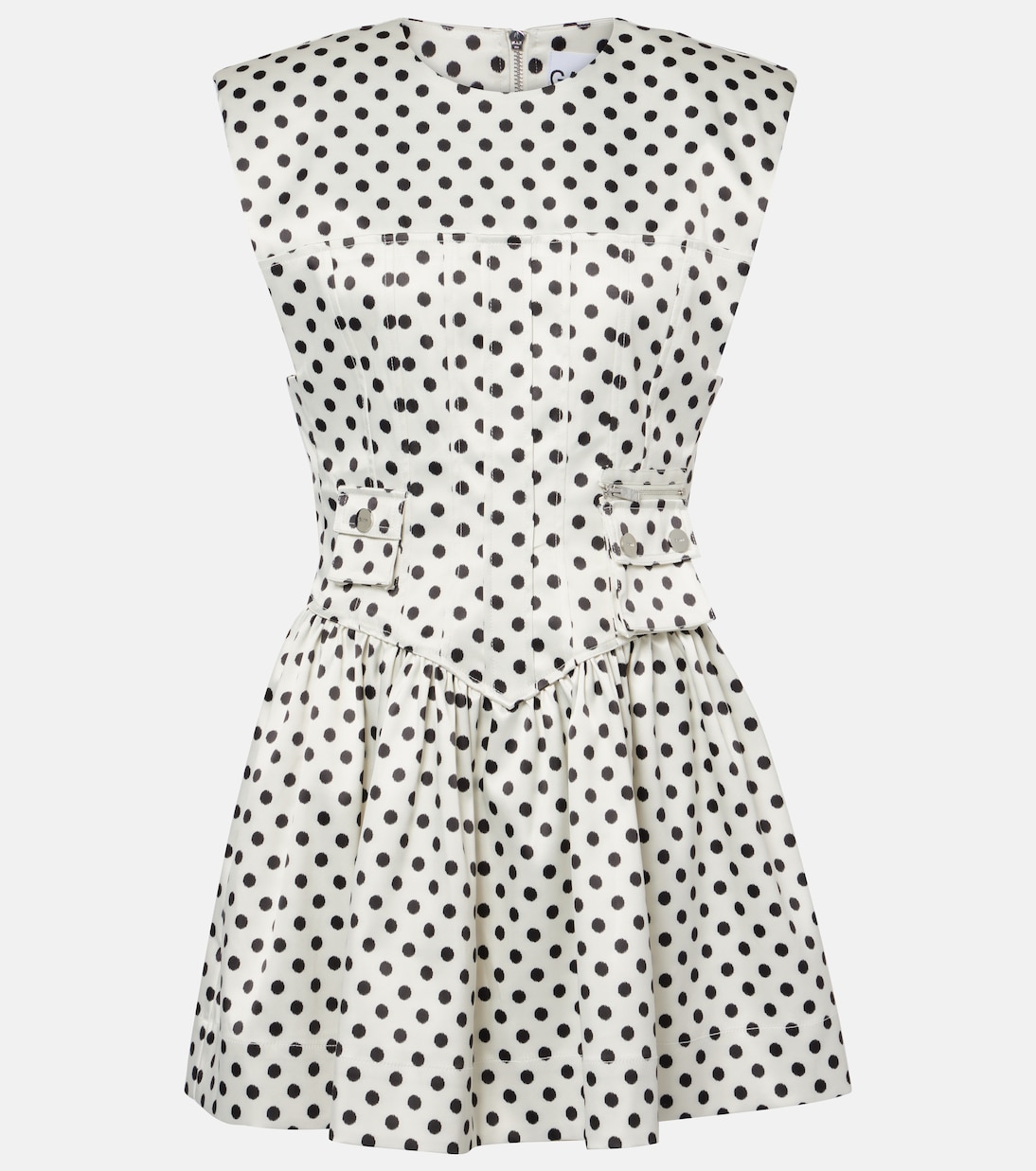 Kleid aus Satin | Ganni