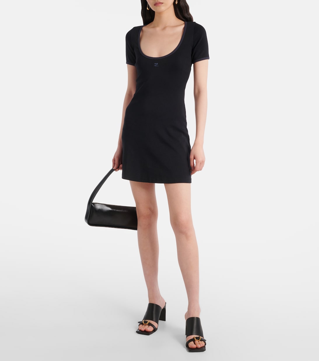 Abito corto Holistic in cotone | Courrèges
