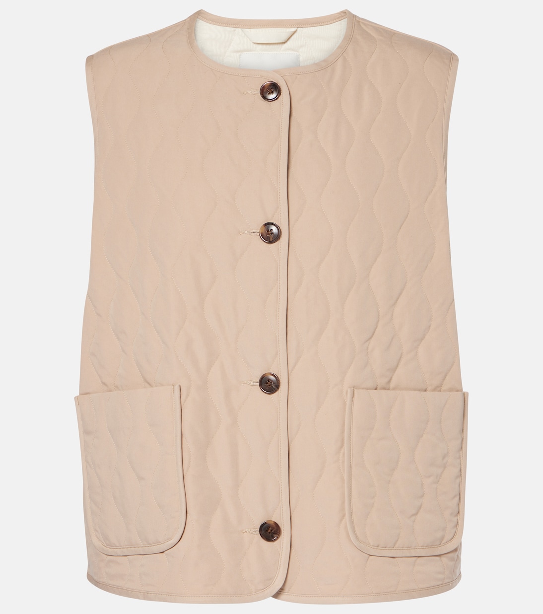 Karla quilted twill vest | Varley