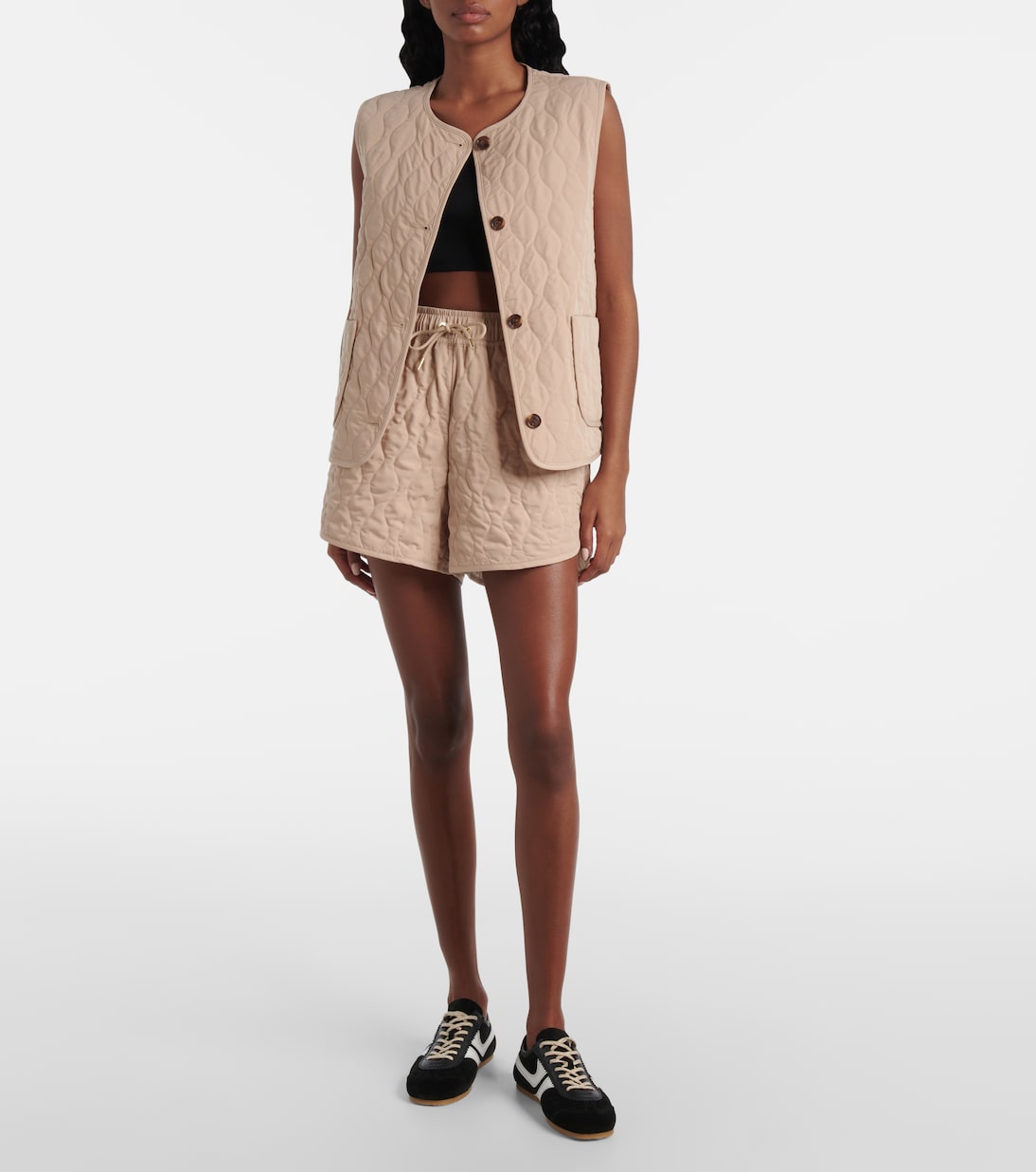 Karla quilted twill vest | Varley