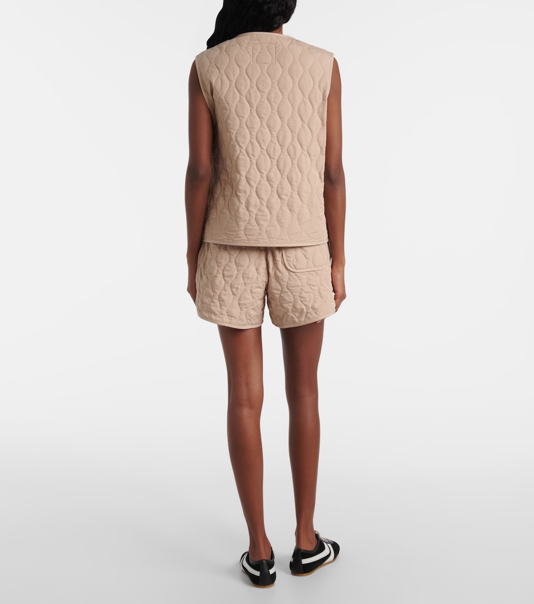 Karla quilted twill vest | Varley