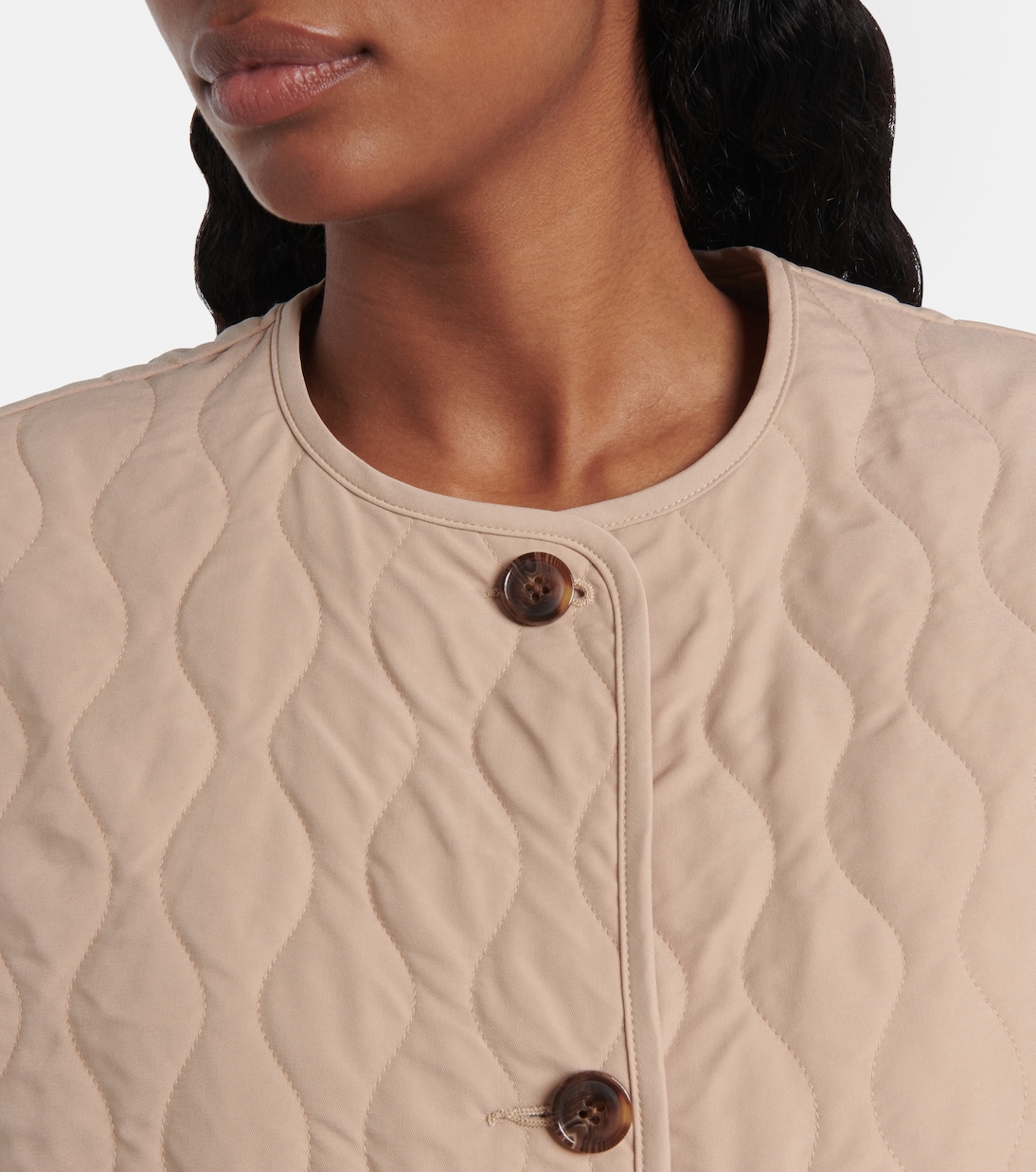 Karla quilted twill vest | Varley