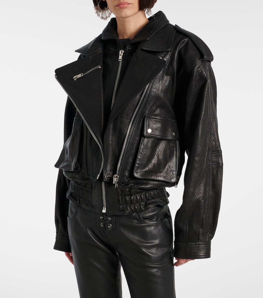 Veste Aneli oversize en cuir | Isabel Marant