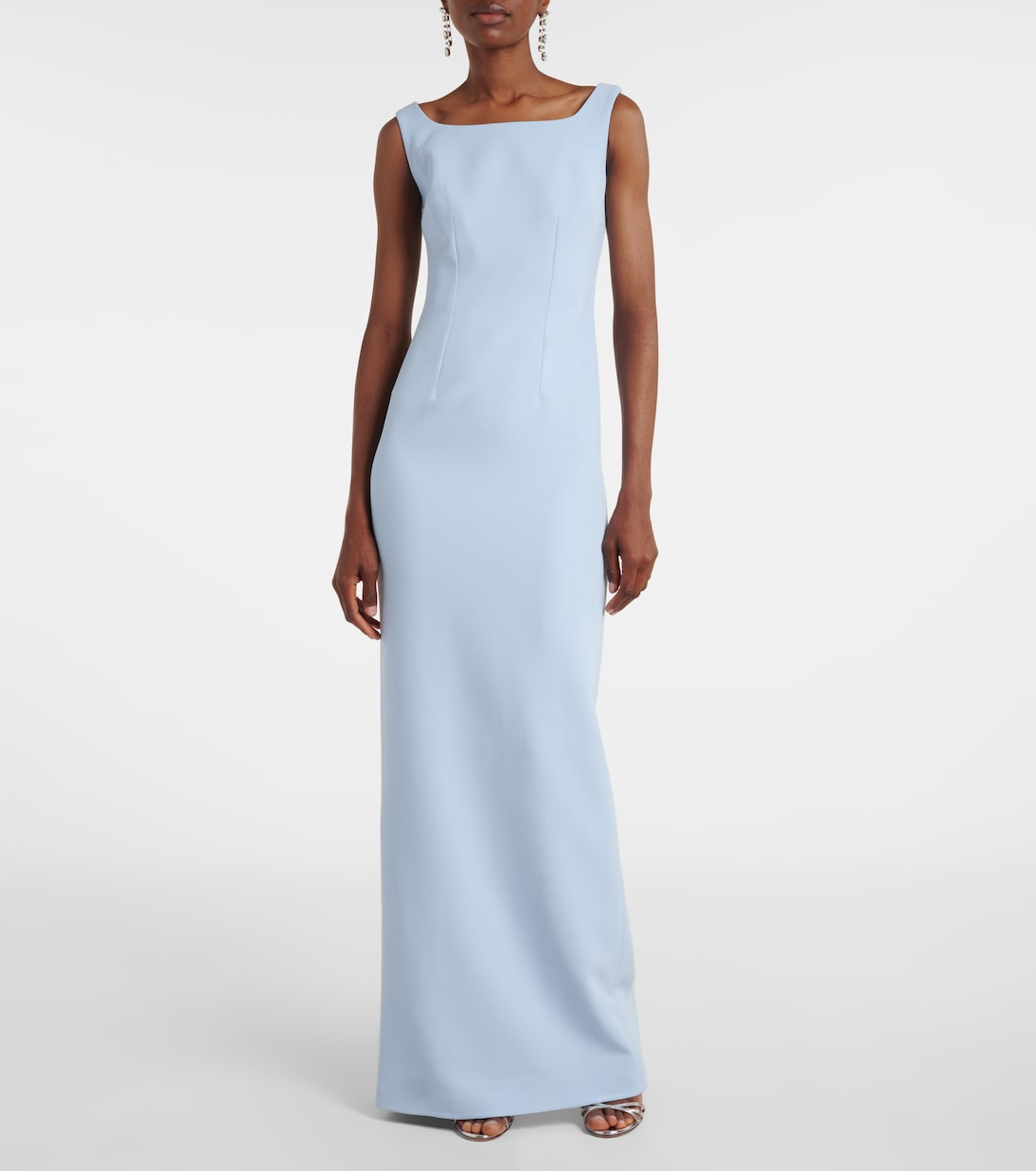 Embellished caped gown | Safiyaa