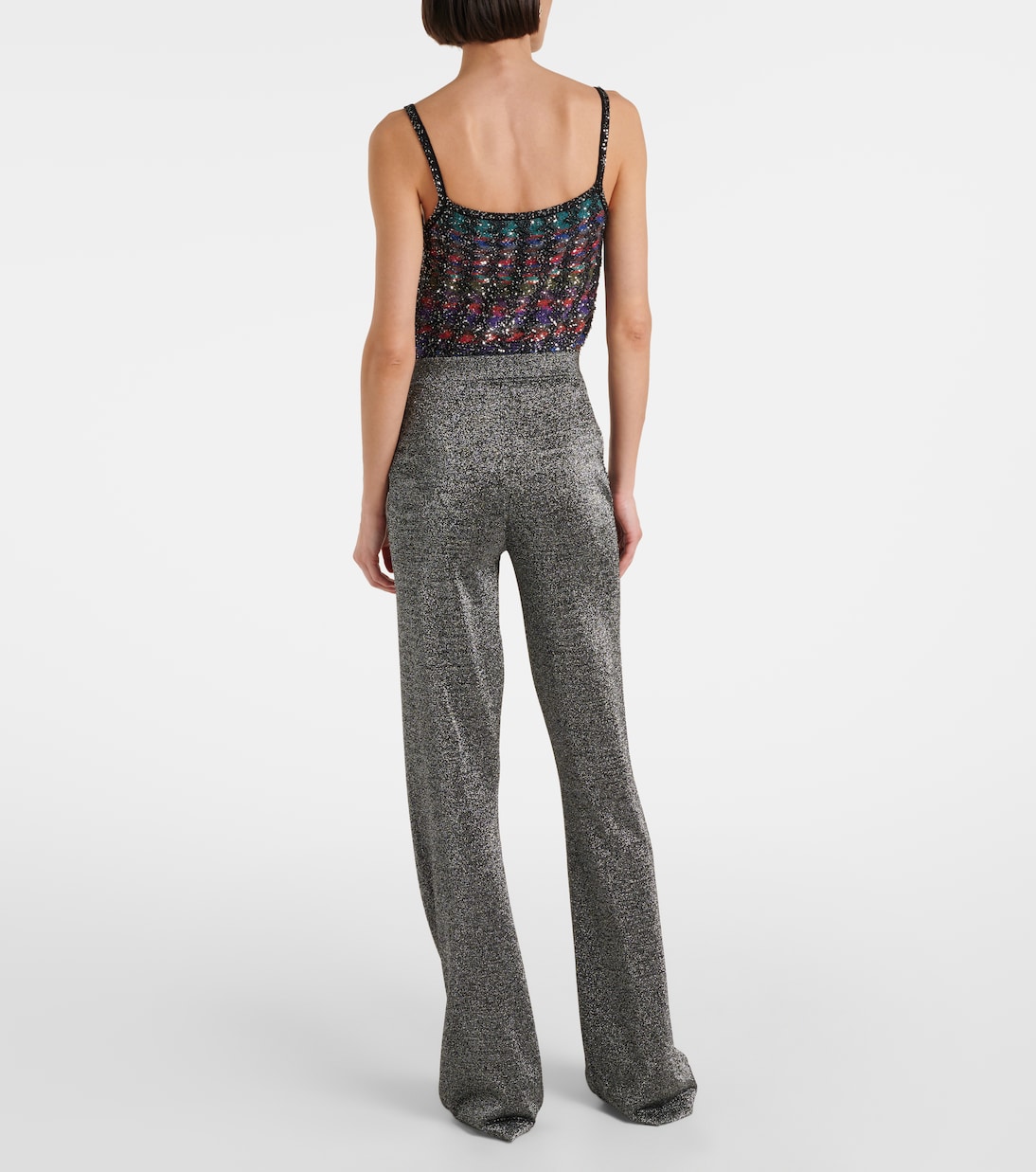 Lamé slim pants  | Missoni