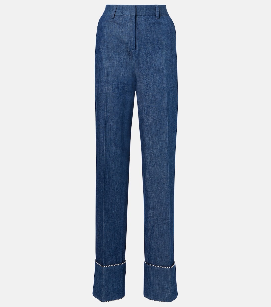 Pantaloni regular in chambray | Valentino