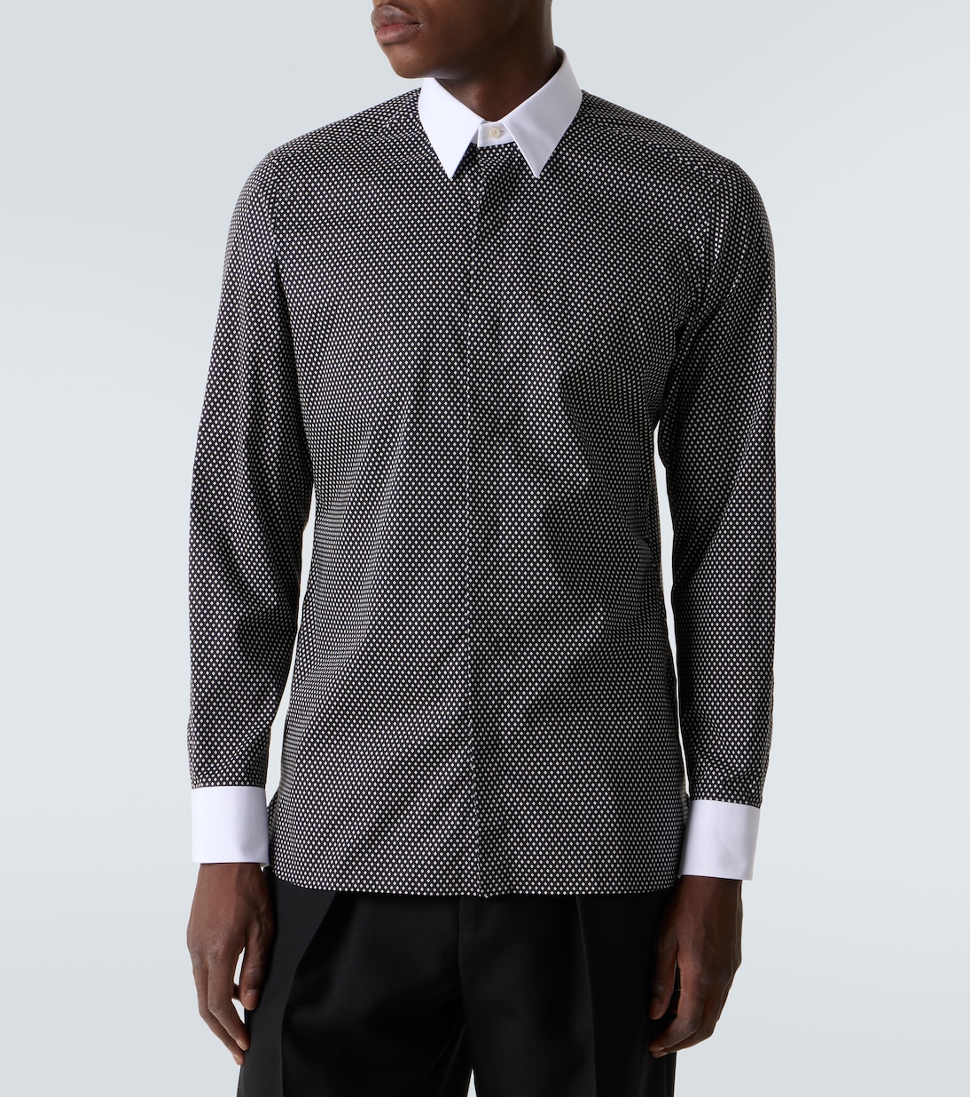 Polka-dot cotton poplin shirt | Tom Ford