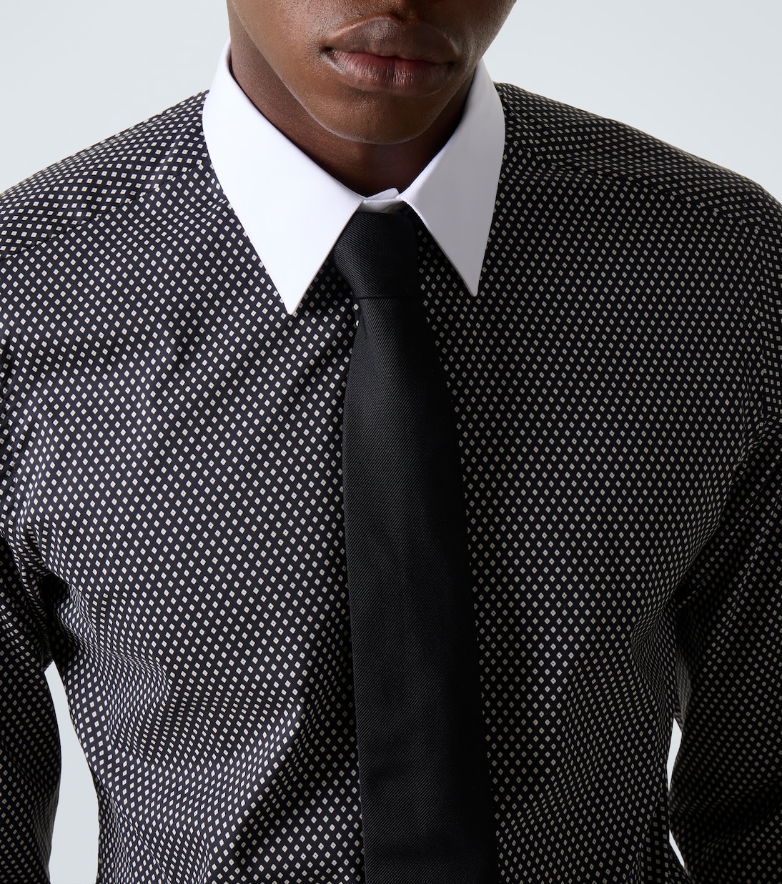 Polka-dot cotton poplin shirt | Tom Ford