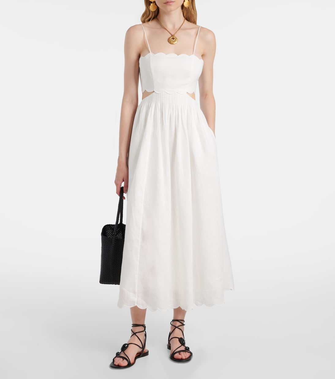 Midikleid Rhiannon aus Leinen | Zimmermann