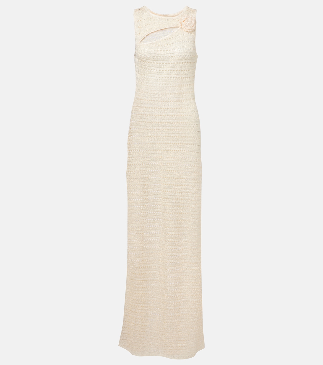 Robe longue en crochet à fleurs | Same
