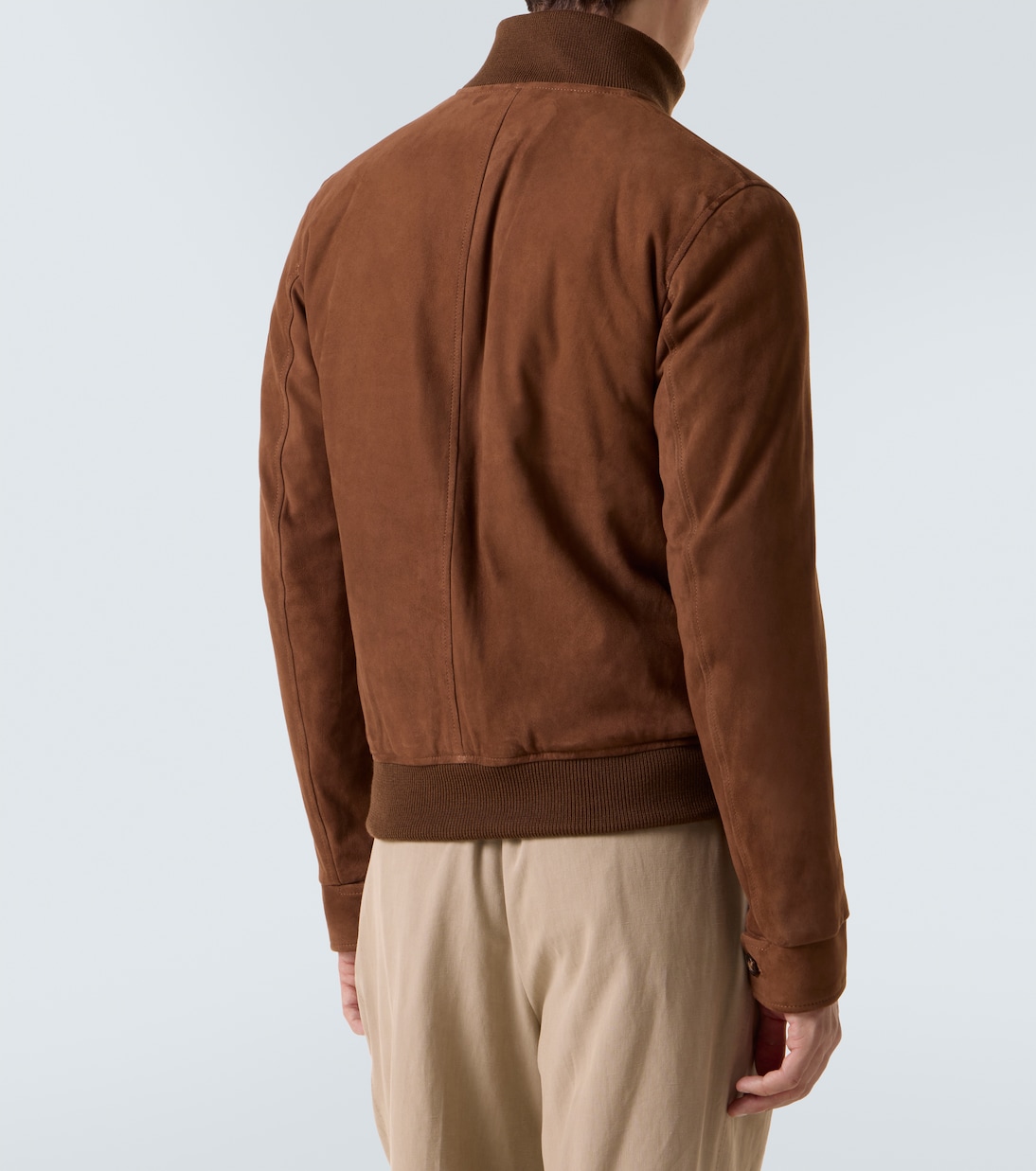 Suede bomber jacket | Slowear