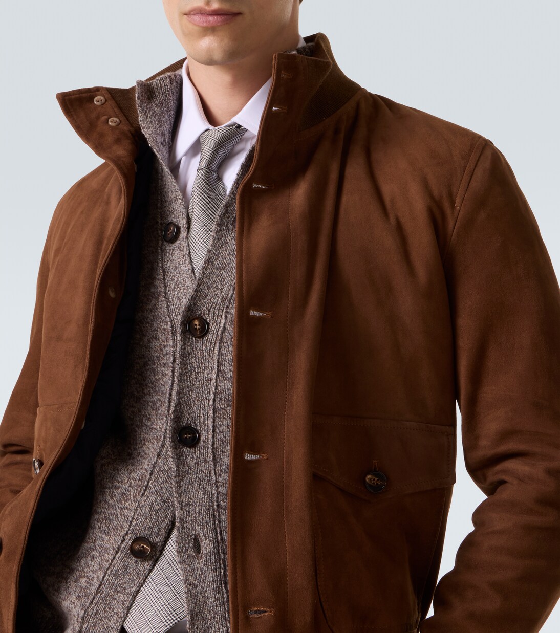 Suede bomber jacket | Slowear