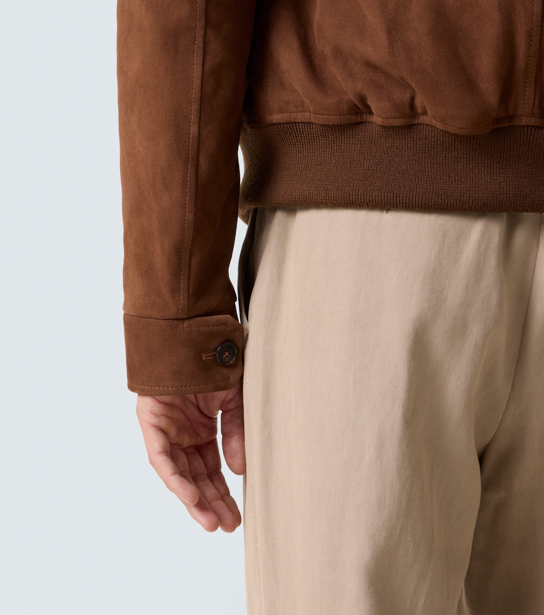 Suede bomber jacket | Slowear
