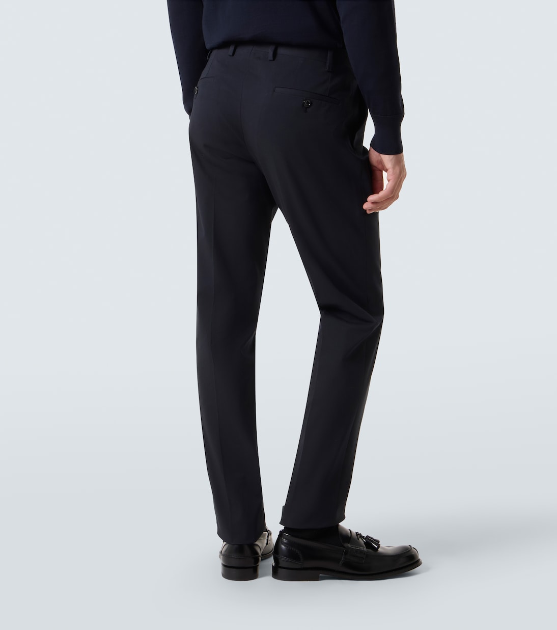 Cotton-blend slim pants | Lardini