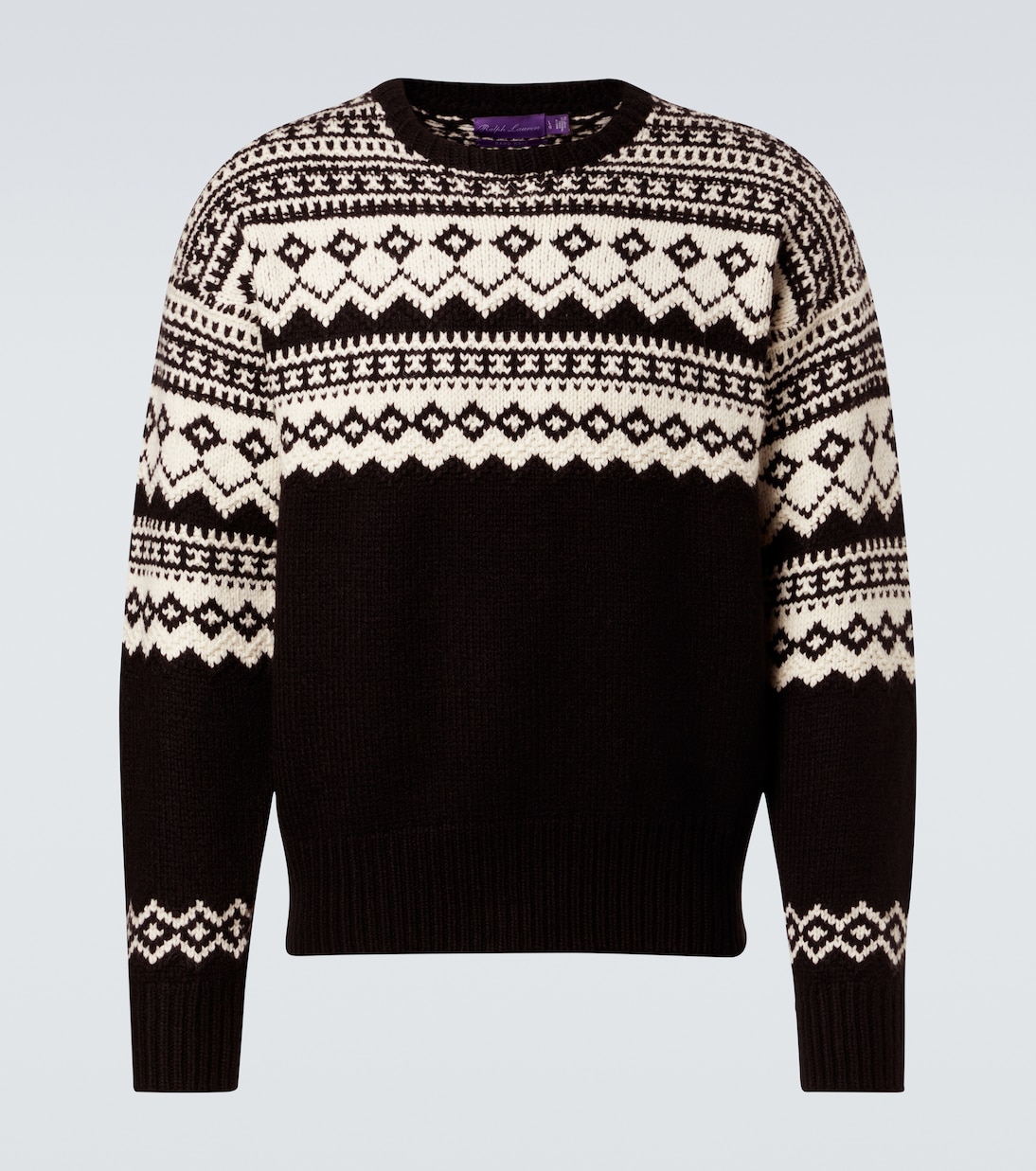 Jersey de cachemir en intarsia | Ralph Lauren Purple Label