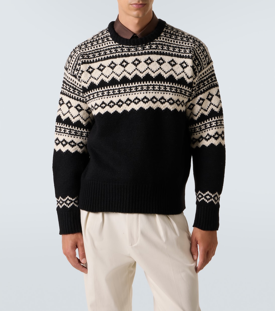 Jersey de cachemir en intarsia | Ralph Lauren Purple Label