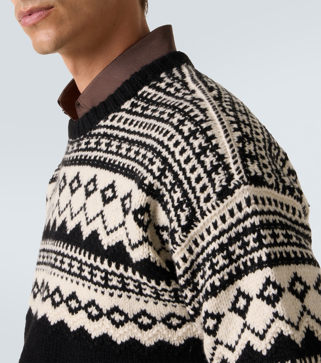 Jersey de cachemir en intarsia | Ralph Lauren Purple Label