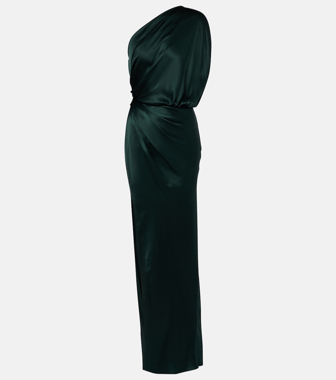 Draped silk satin gown | The Sei