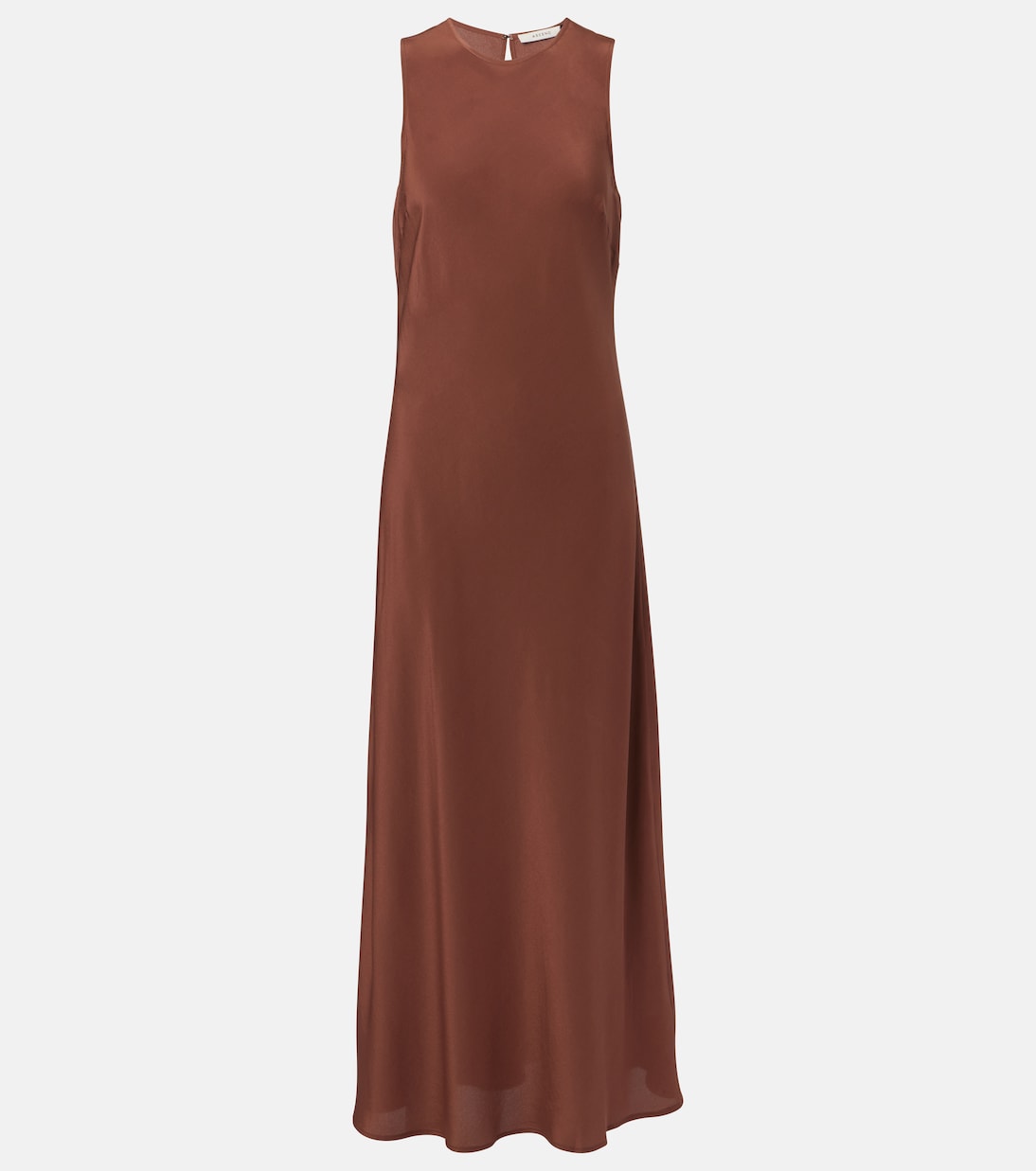 Valencia silk crêpe maxi dress | Asceno
