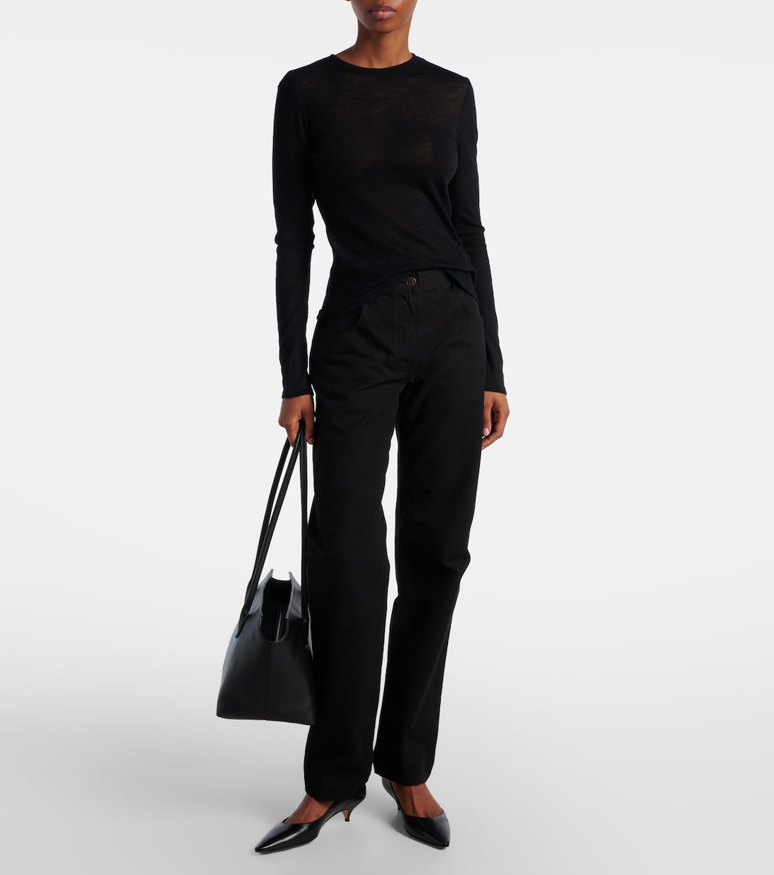 Iverness knitted cashmere top | The Row