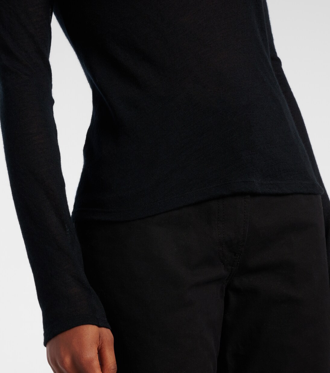 Iverness knitted cashmere top | The Row