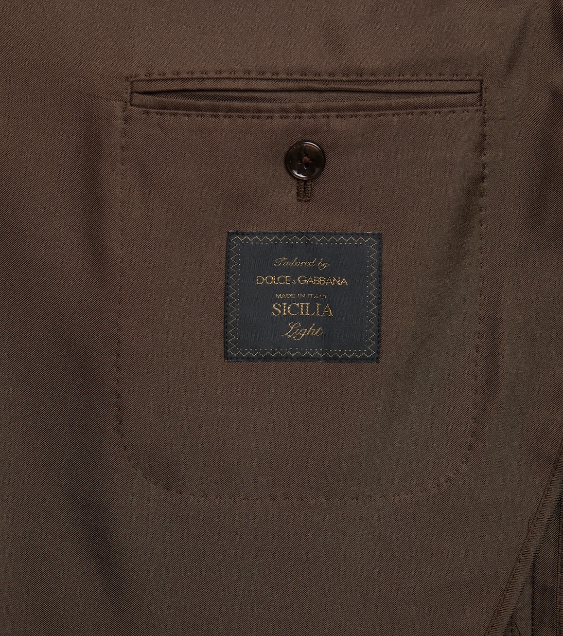 Double-breasted silk twill blazer | Dolce&Gabbana