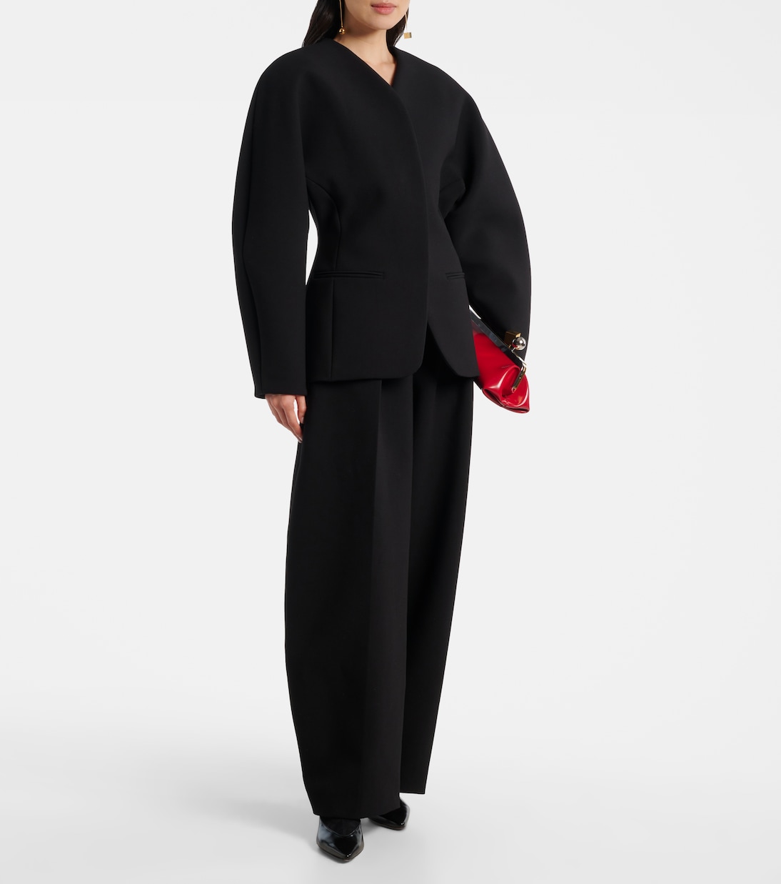 Tourni leather and suede ankle boots | Jacquemus