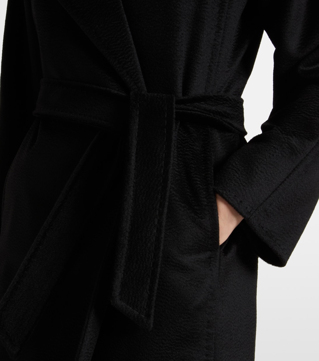 Manuela camel hair wrap coat | Max Mara