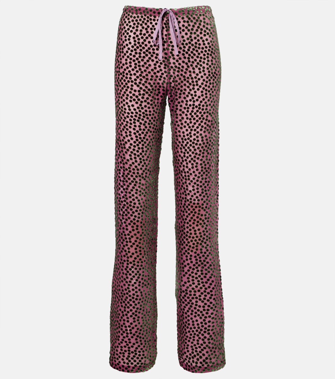 Polka-dot straight pants | Dries Van Noten