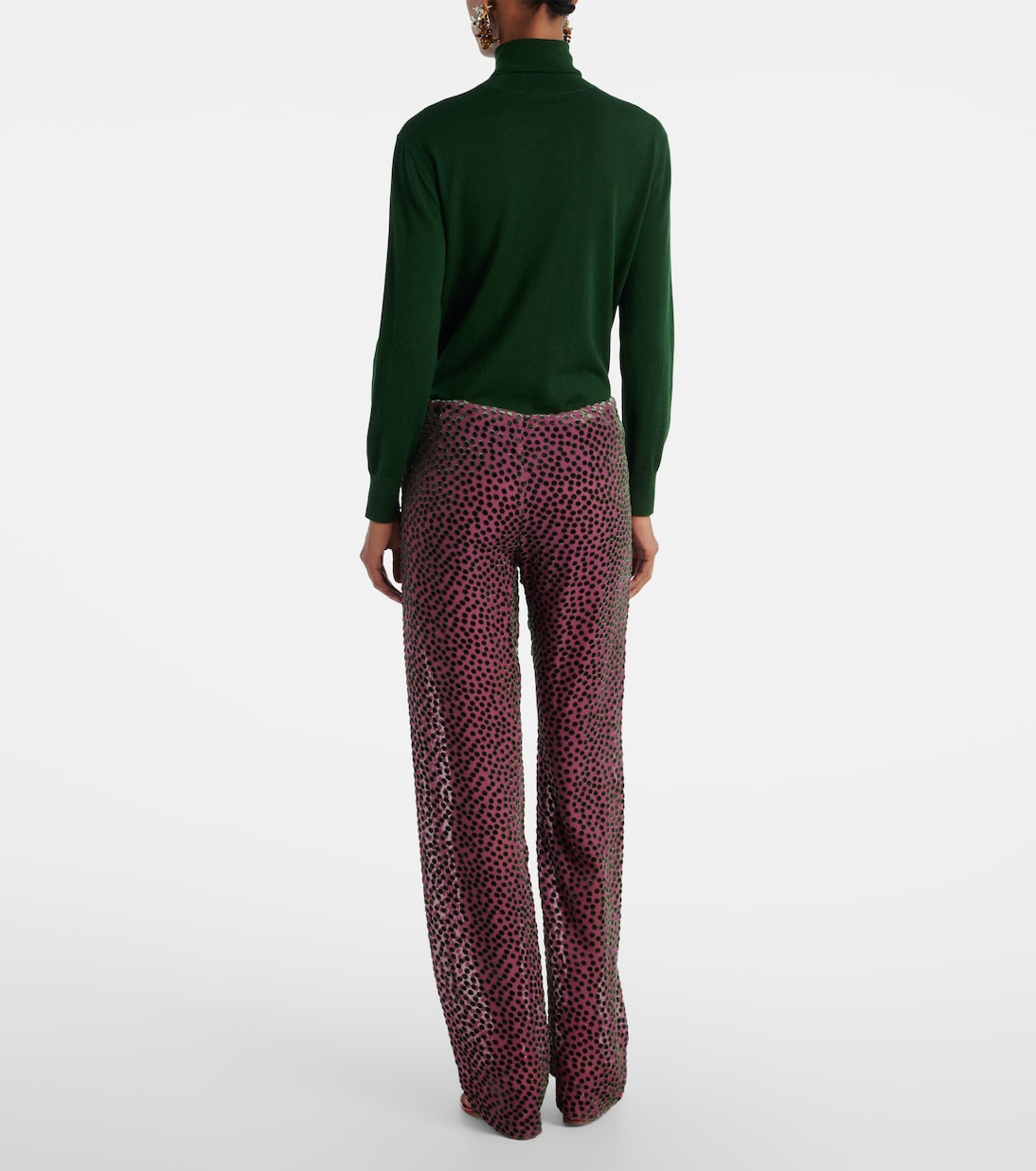 Polka-dot straight pants | Dries Van Noten