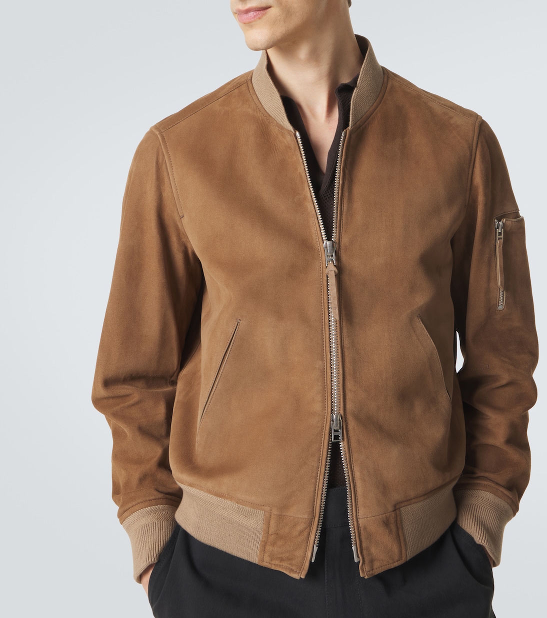 Veste bomber en daim | Tom Ford