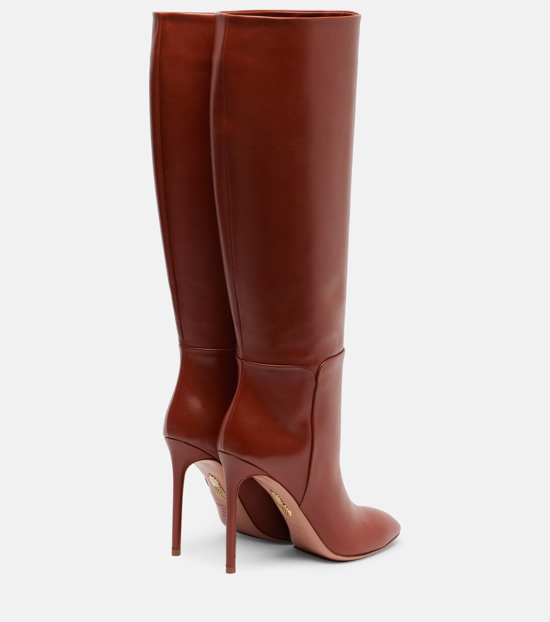 Sellier 105 leather knee-high boots | Aquazzura