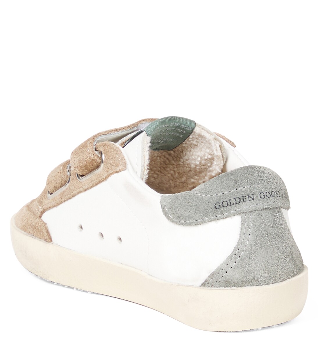 Old School leather sneakers | Golden Goose Kids