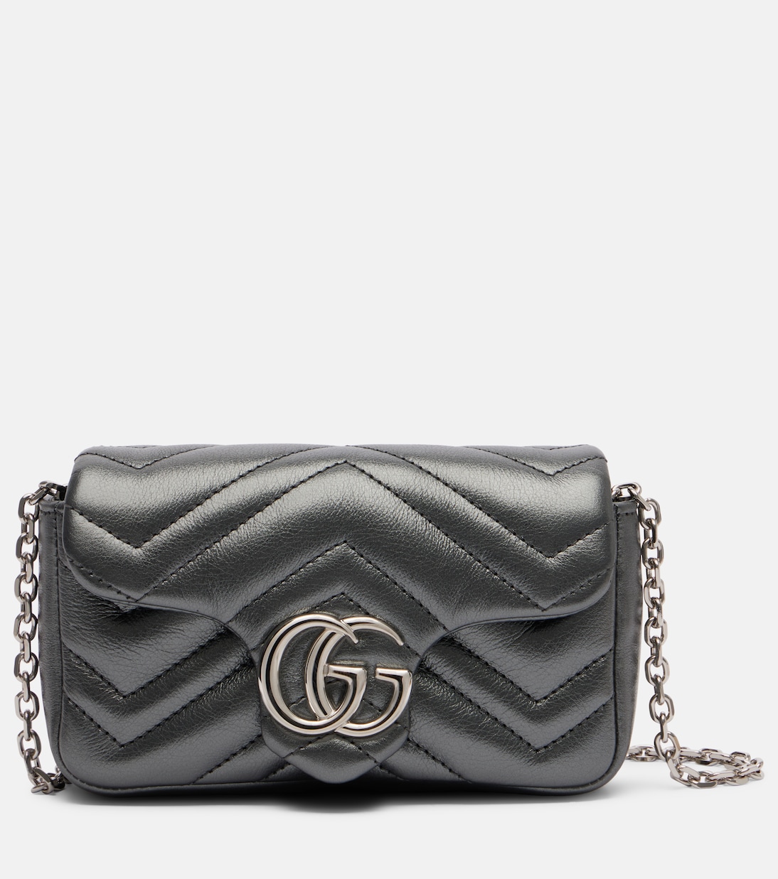 GG Marmont Mini leather shoulder bag | Gucci