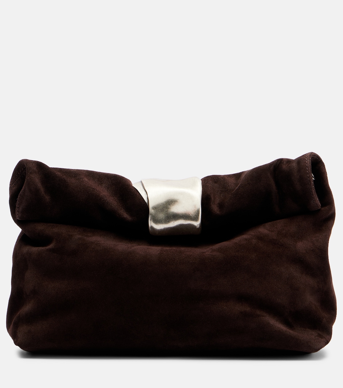Cuff suede clutch | Staud