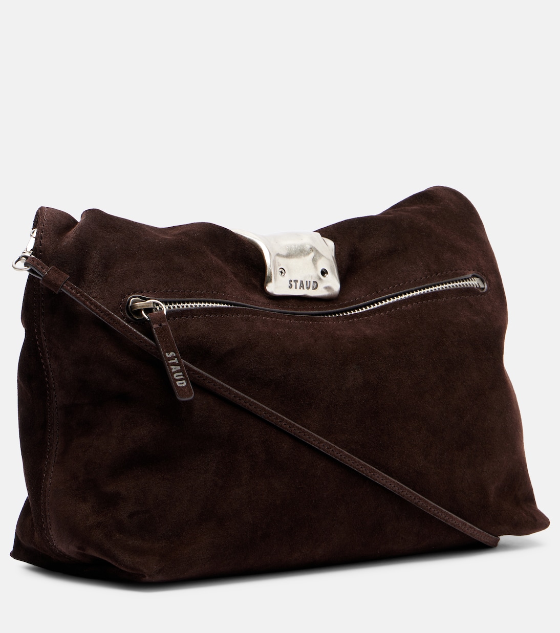 Cuff suede clutch | Staud