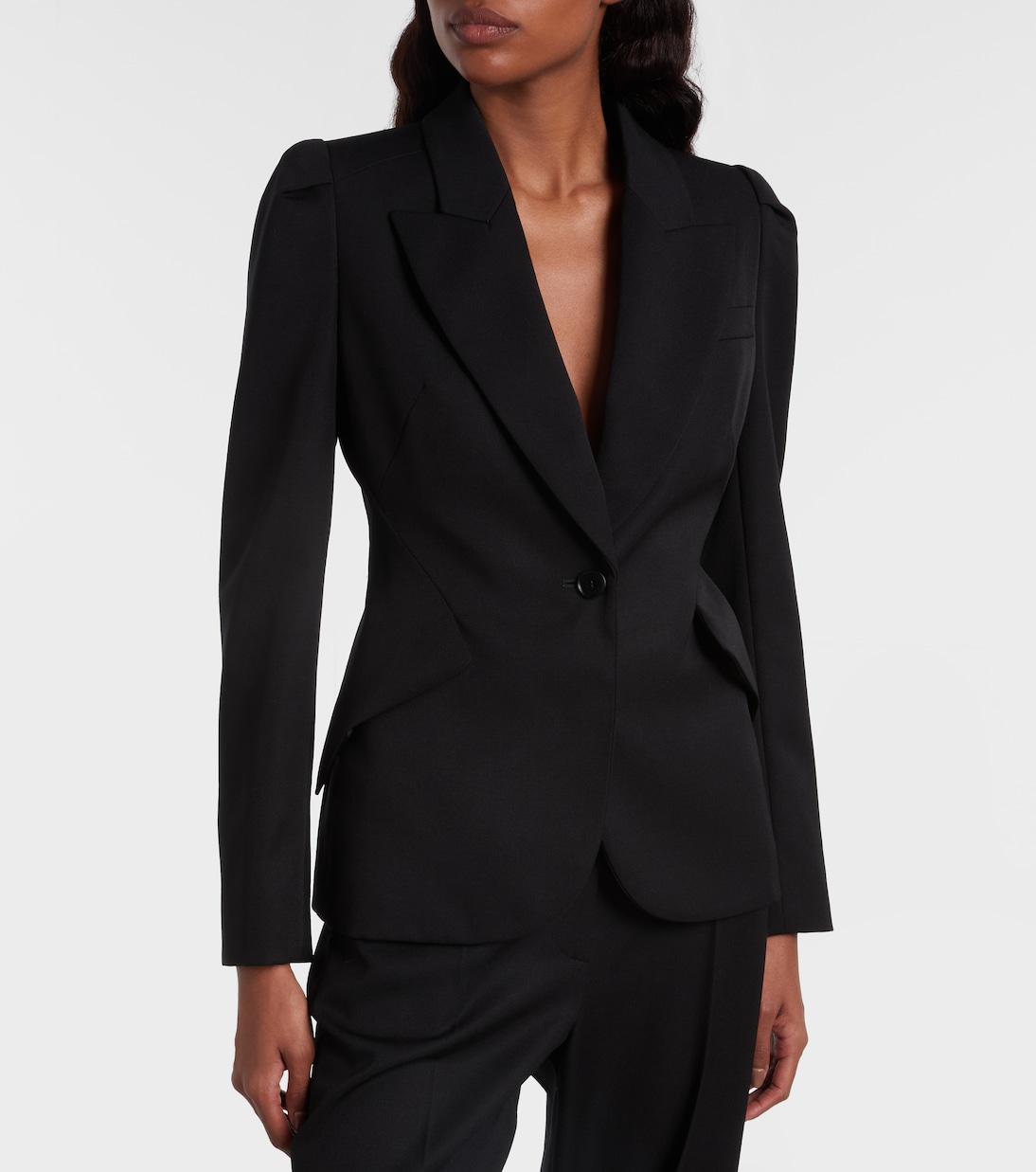 单排扣羊毛夹克 | McQueen