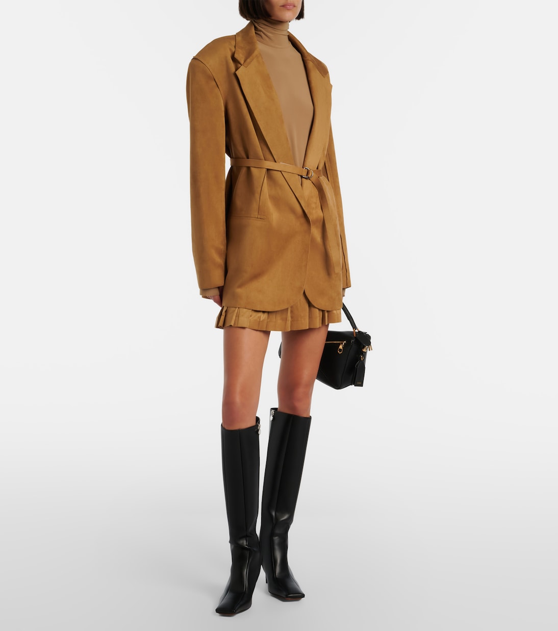 Pleated miniskirt | Norma Kamali