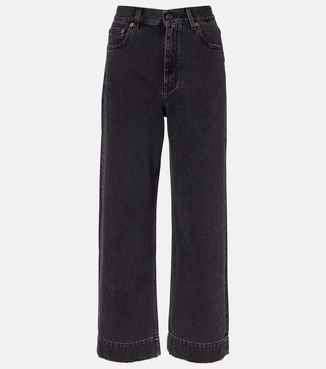 Cropped high-rise wide-leg jeans | Chloé