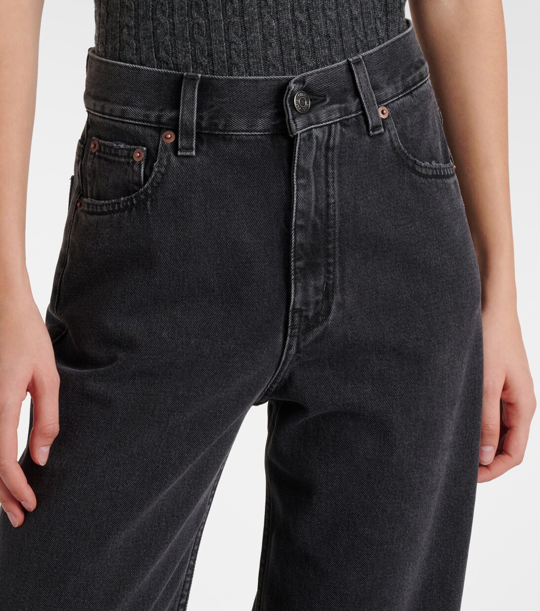 Cropped high-rise wide-leg jeans | Chloé