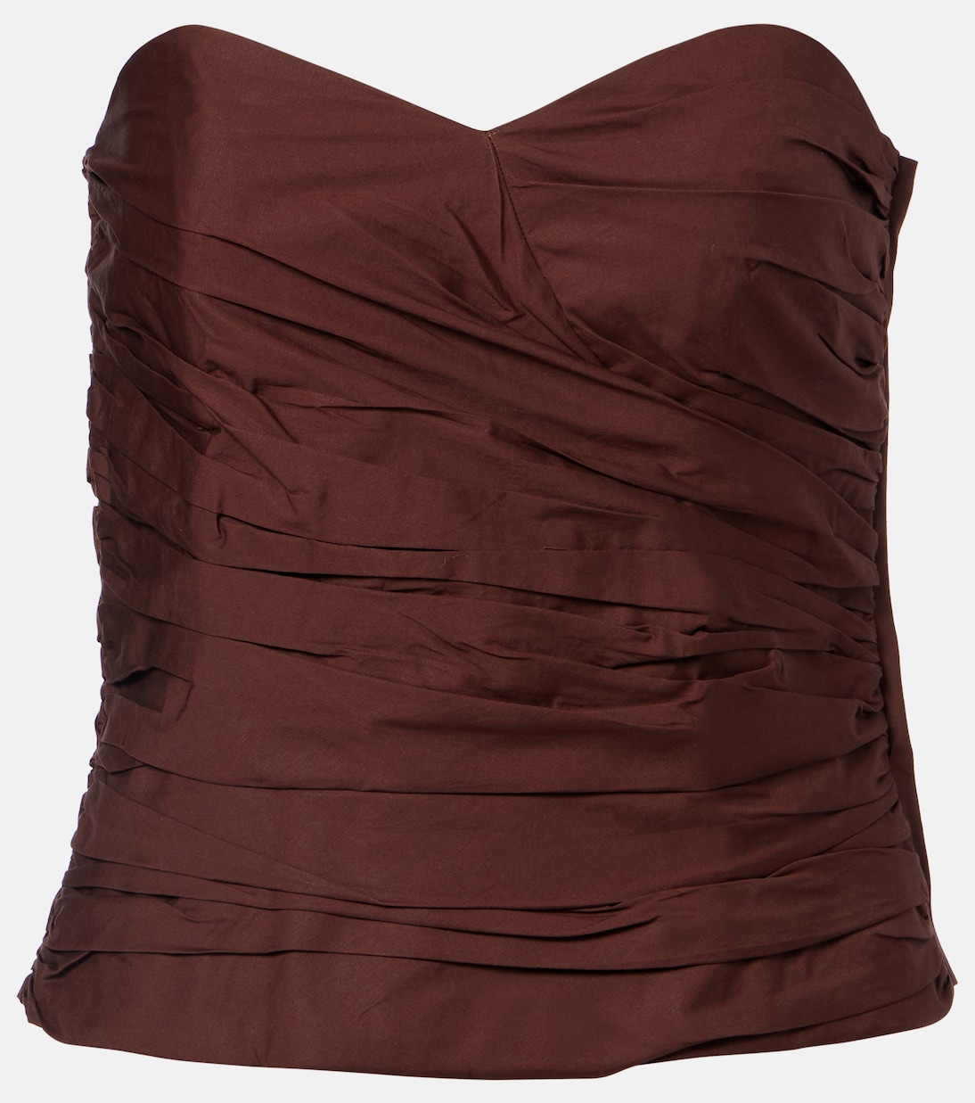 Strapless cotton top | Adriana Degreas
