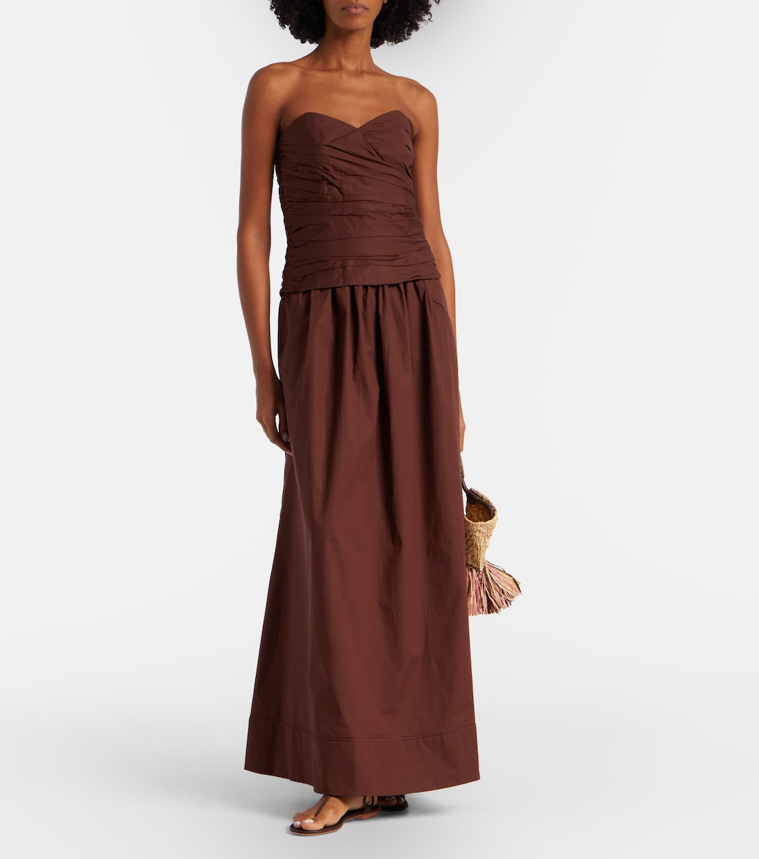 Strapless cotton top | Adriana Degreas