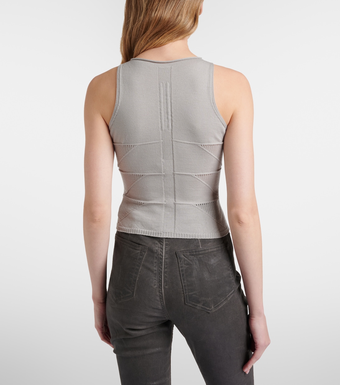 Temple virgin wool tank top | Rick Owens