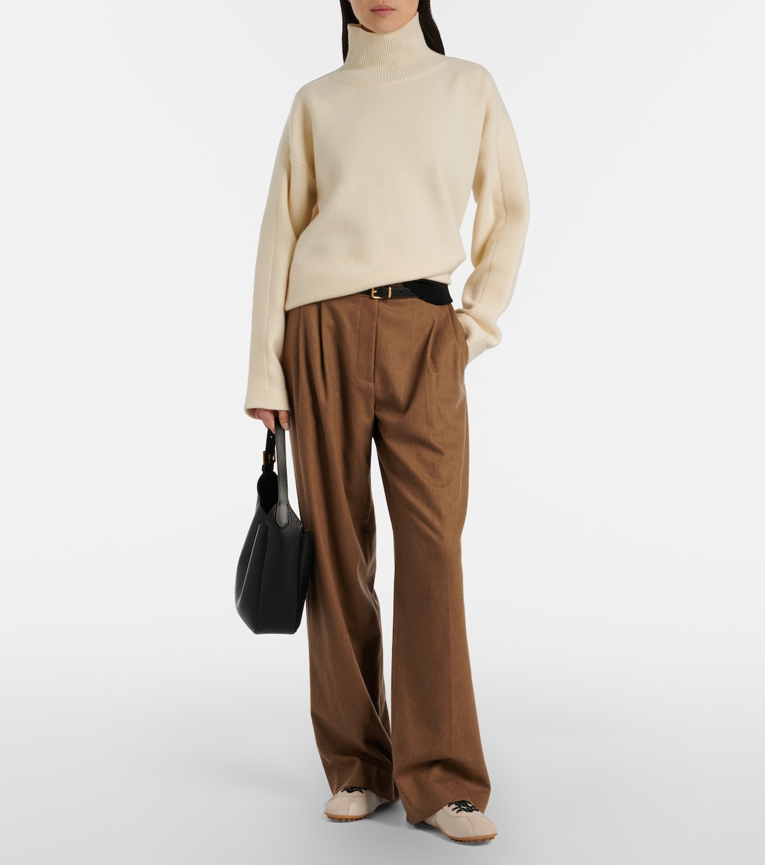 Suede-trimmed satin sneakers | Tod's